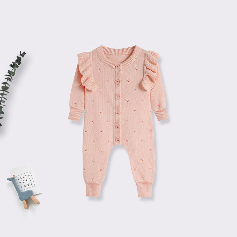 Pointelle Baby Romper