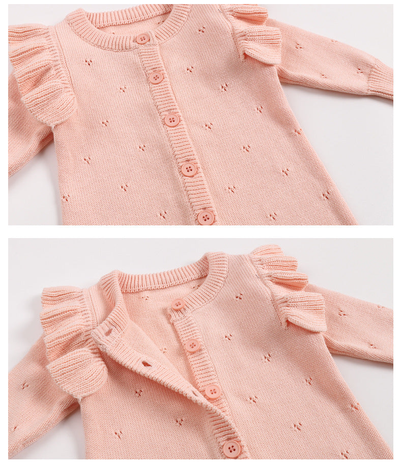 Pointelle Baby Romper