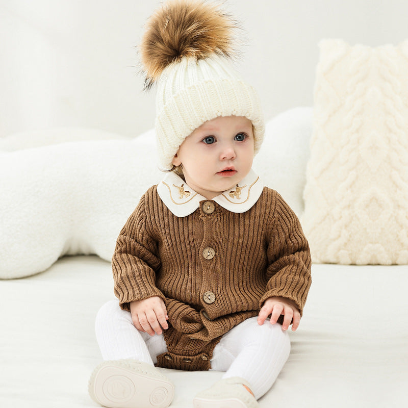 Knitted Baby Bodysuit