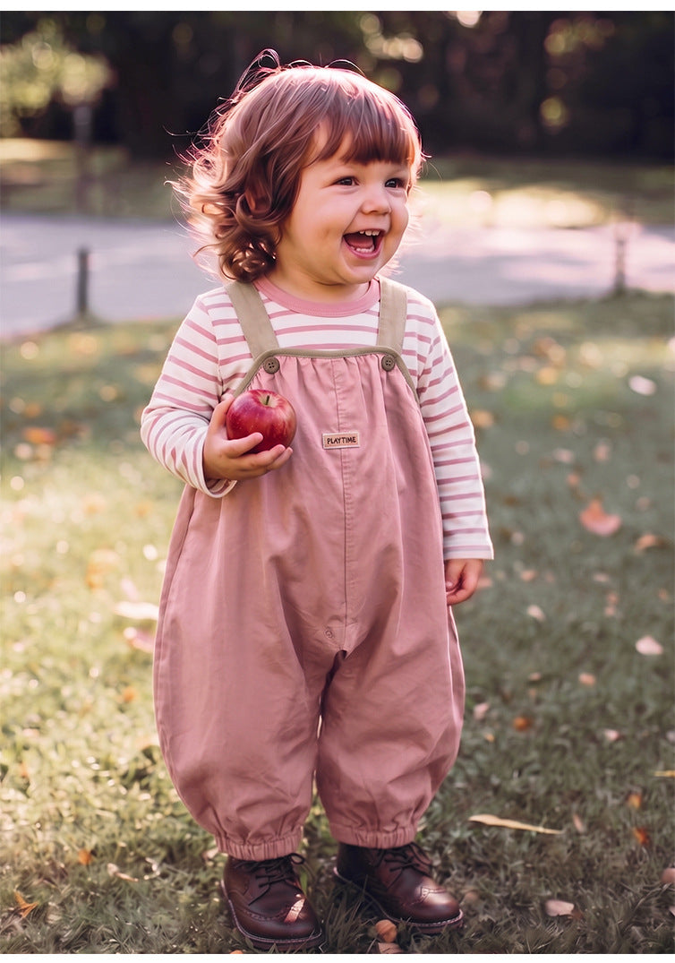 Cotton Baby Dungarees