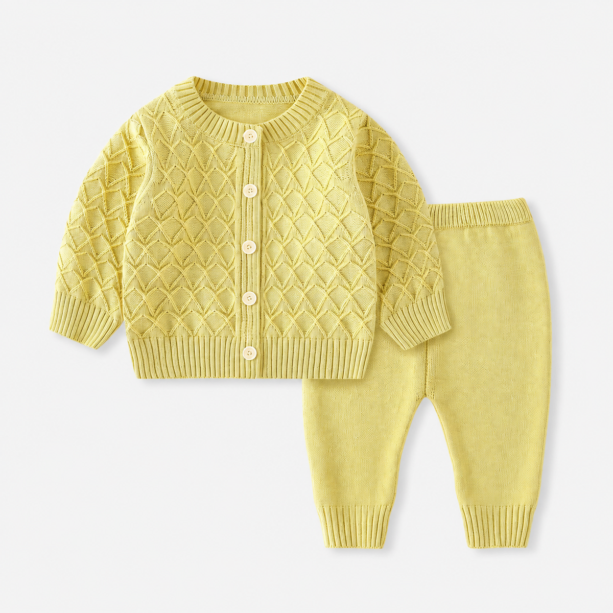 Argyle Knit Set
