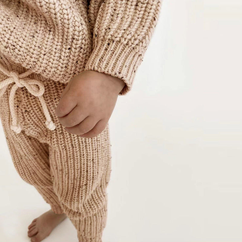 Speckled Knit Set