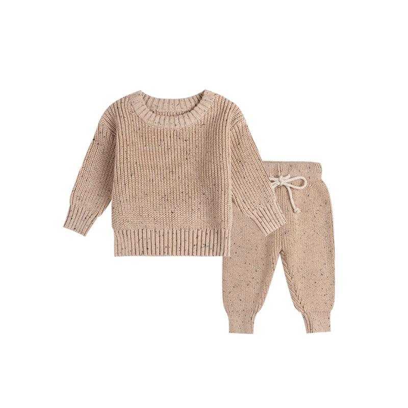 Speckled Knit Set