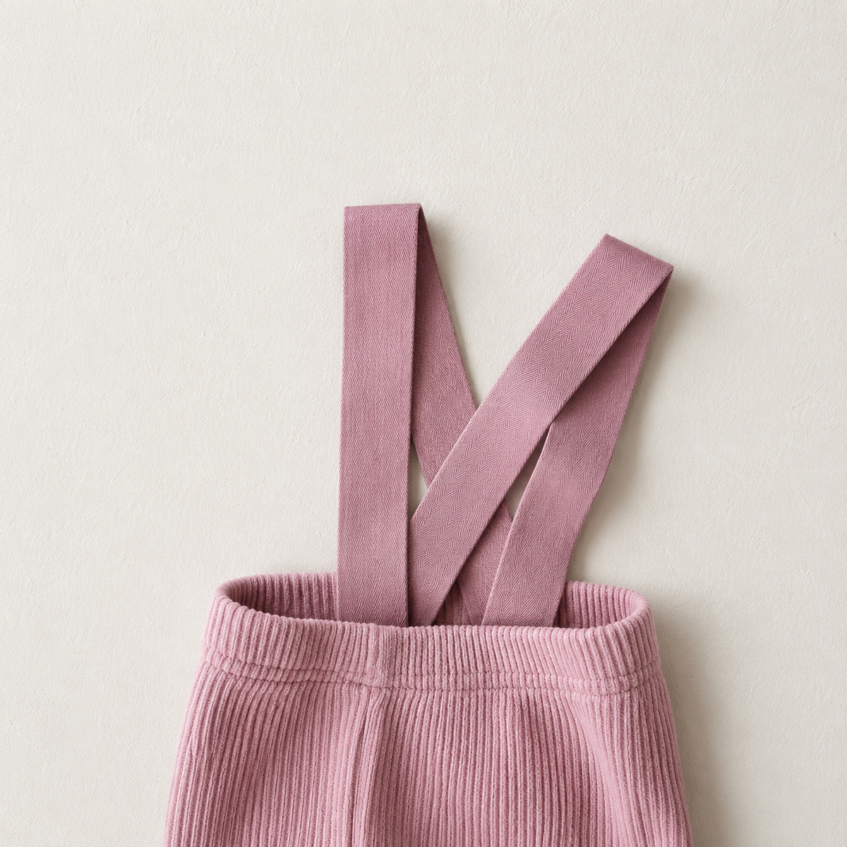 Ribbed Baby Dungarees