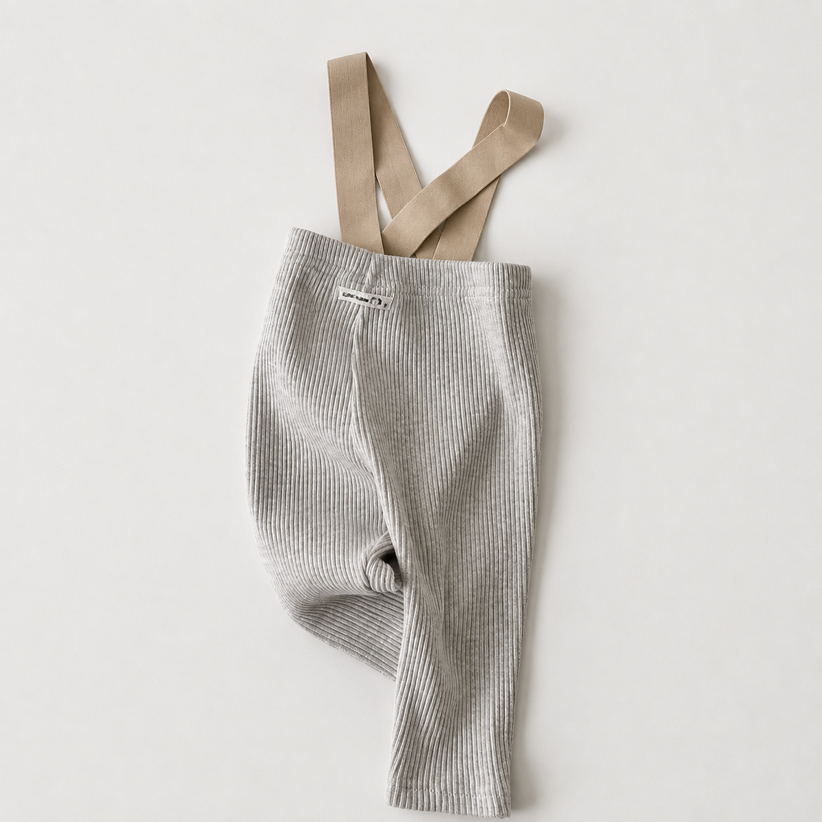 Ribbed Baby Dungarees