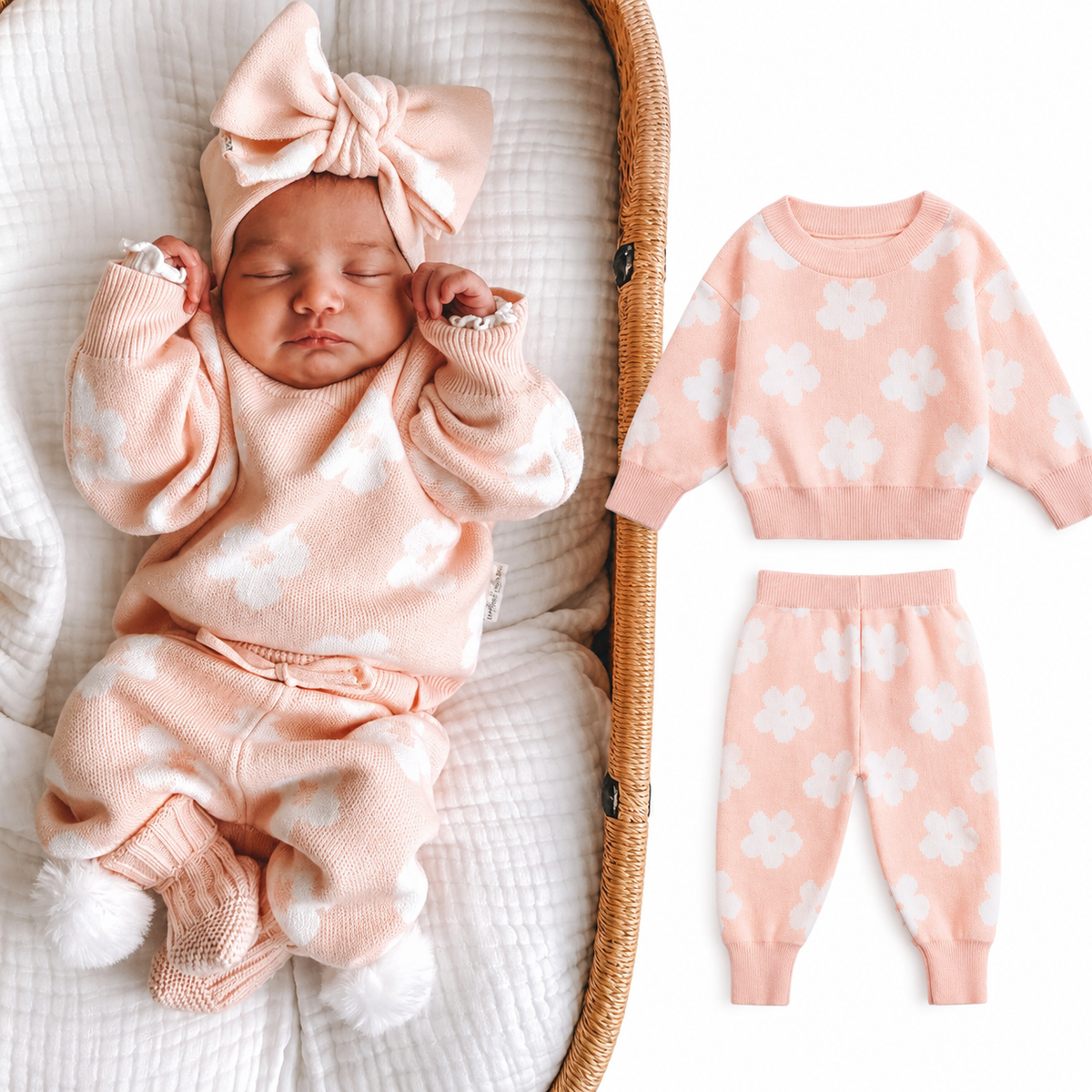 Floral Knit Set