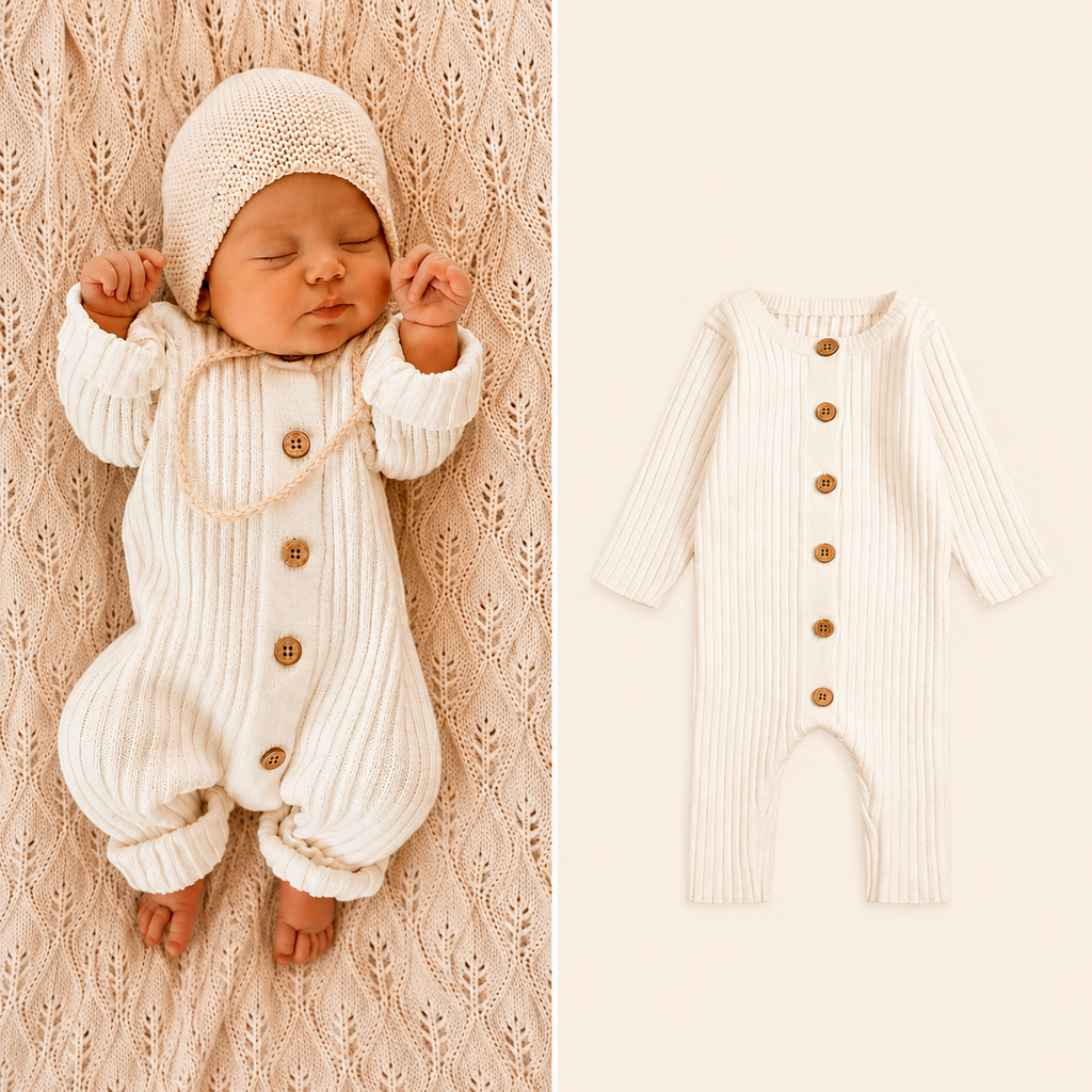 Ribbed Baby All-in-One