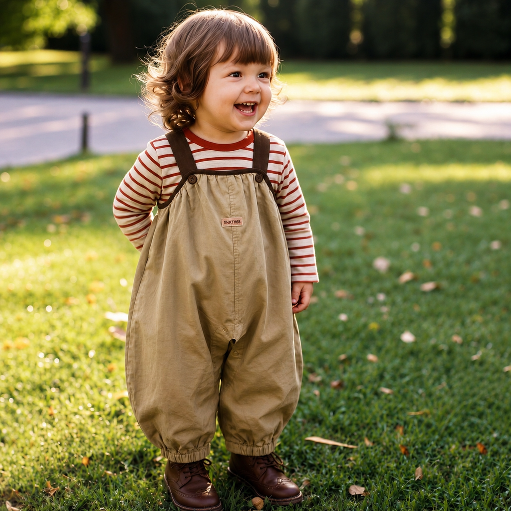 Cotton Baby Dungarees