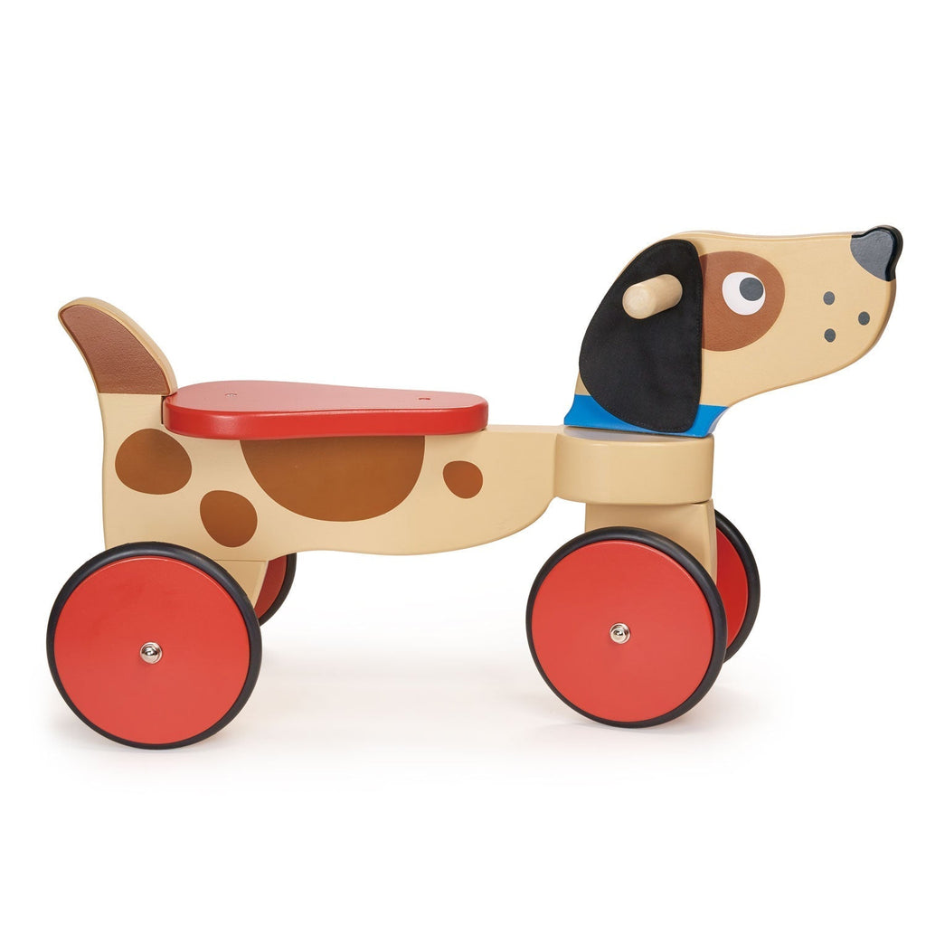Wooden Puppy Ride-On
