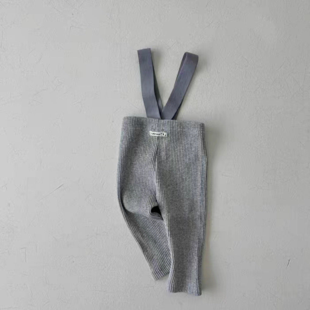 Ribbed Baby Dungarees