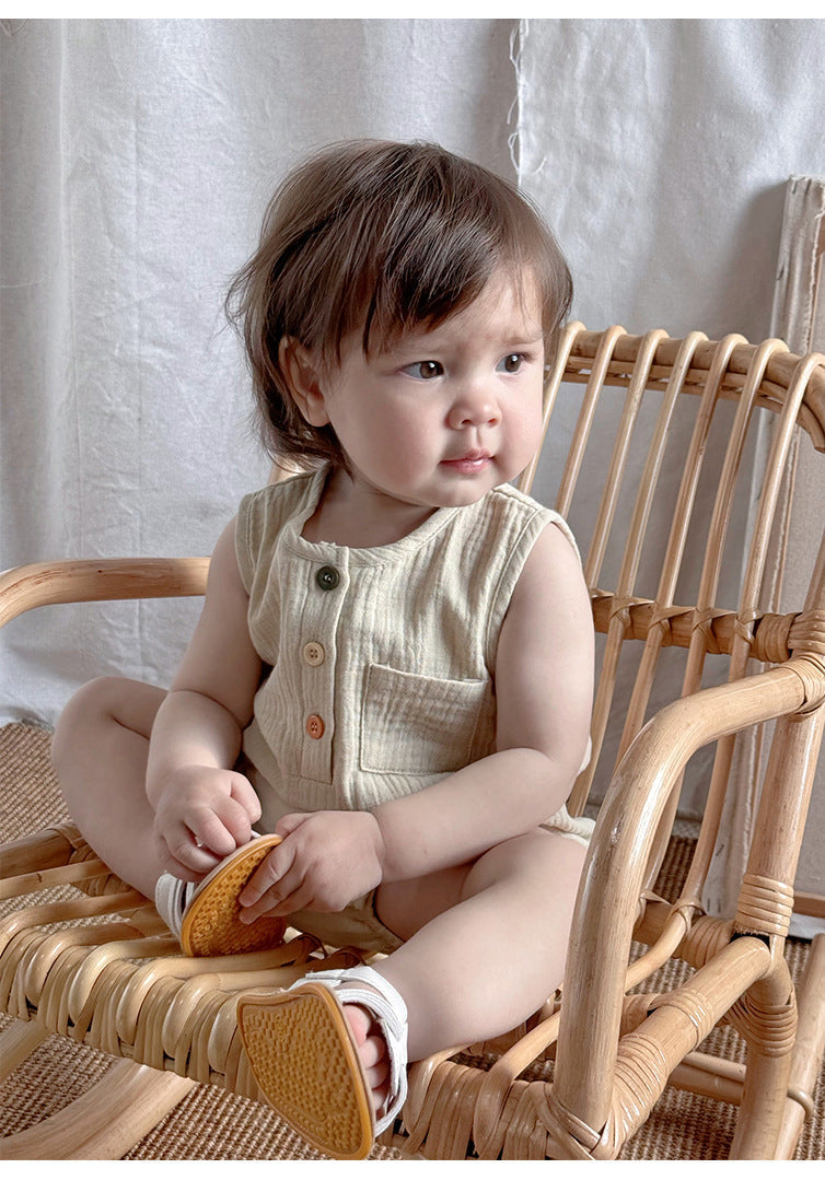 Sleeveless Baby Bodysuit