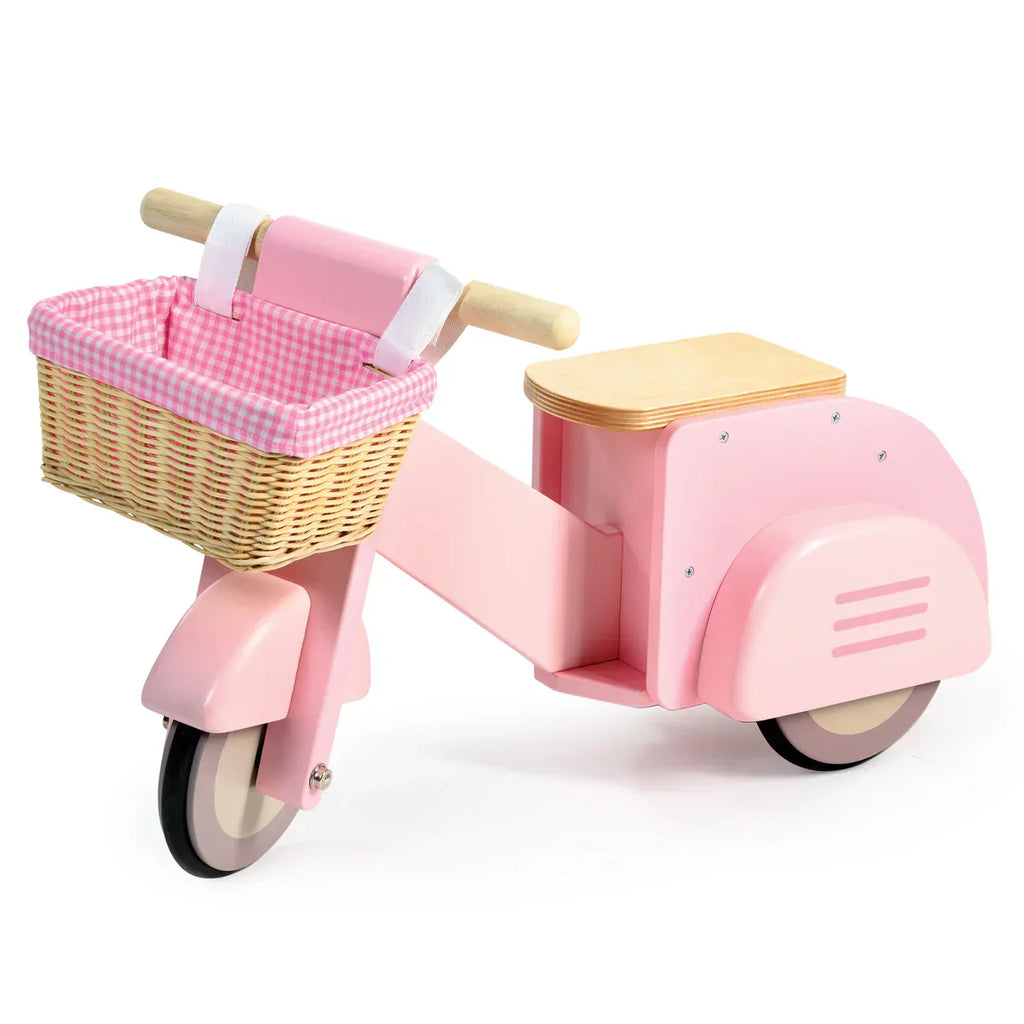 Pink Delivery Scooter