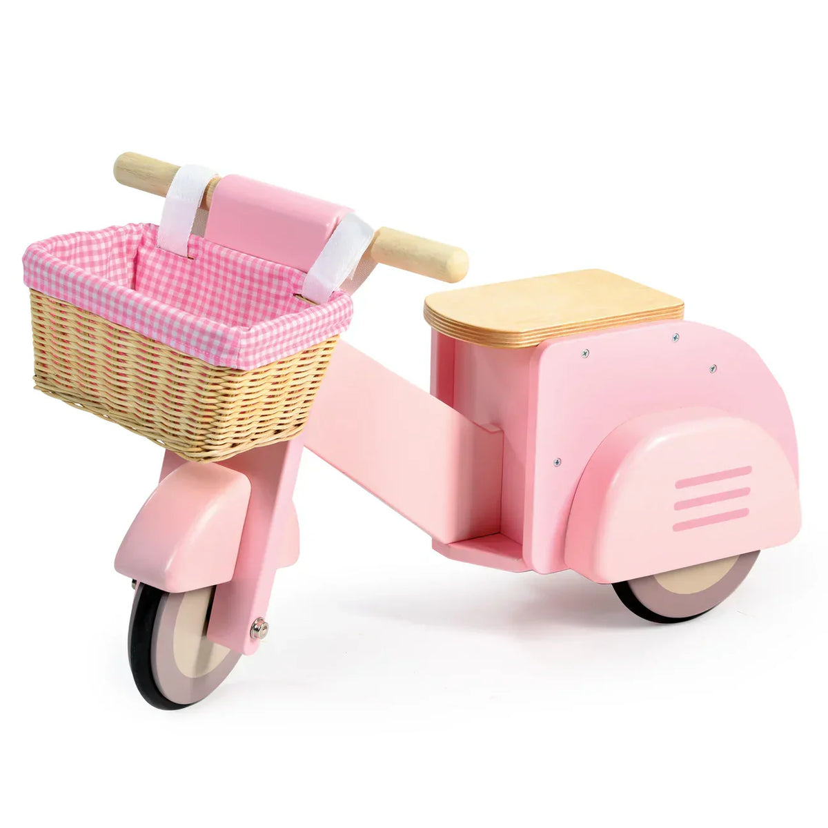 Pink Delivery Scooter
