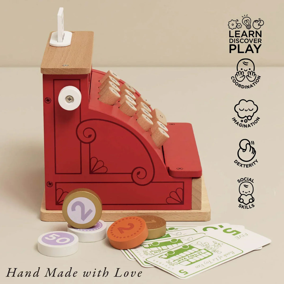 Wooden Cash Register