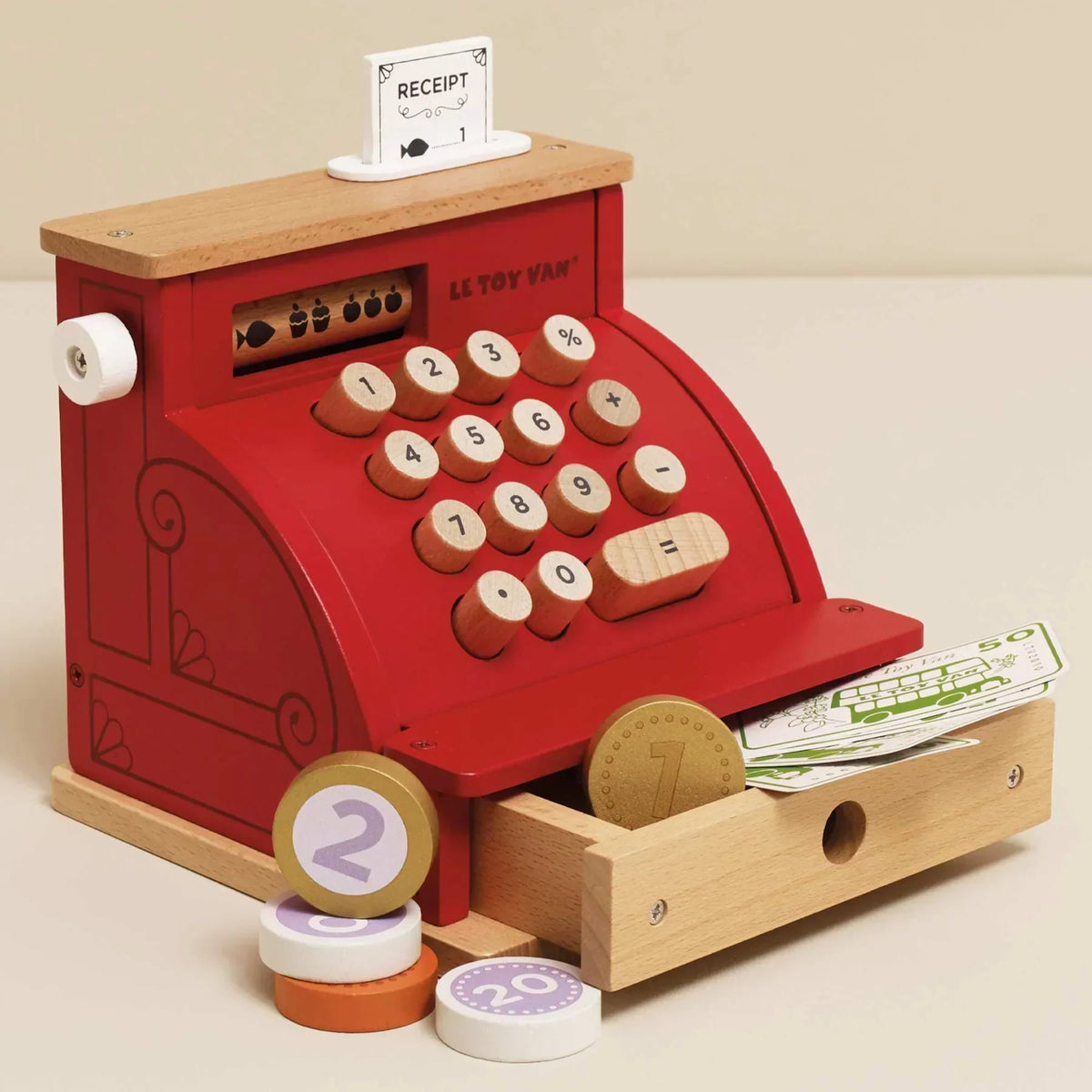 Wooden Cash Register