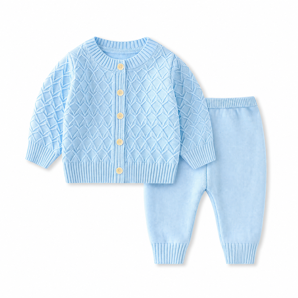 Argyle Knit Set