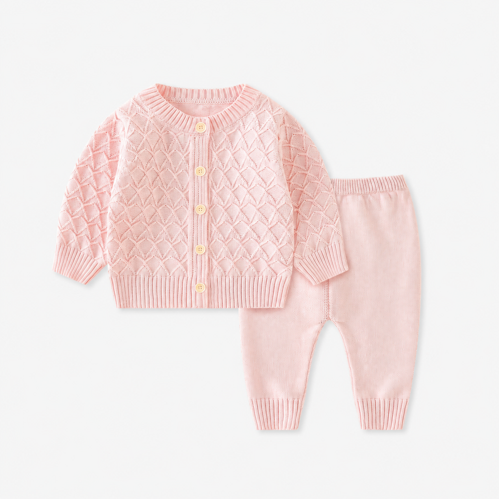 Argyle Knit Set