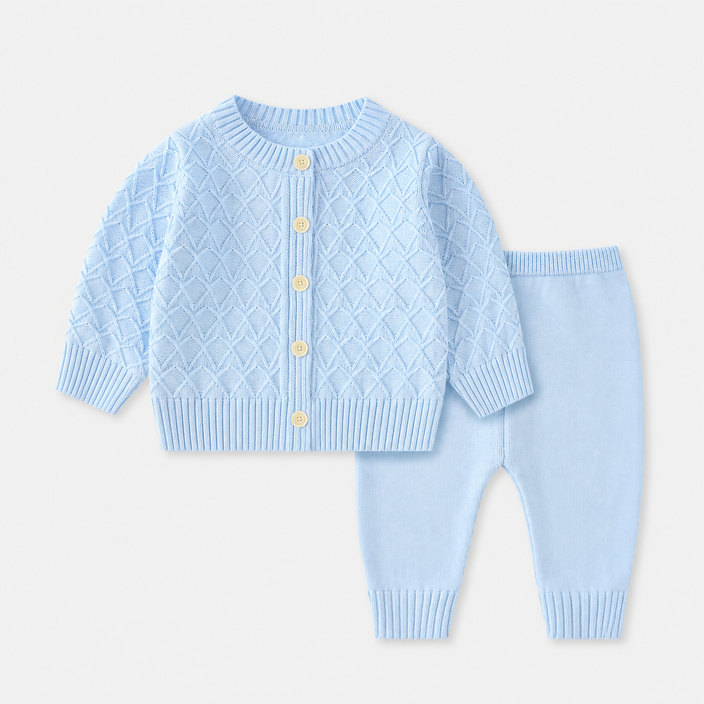 Argyle Knit Set