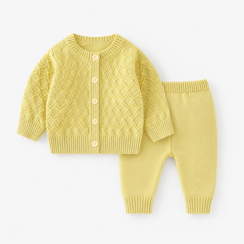 Argyle Knit Set