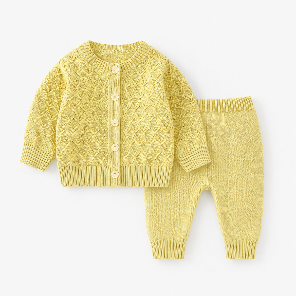 Argyle Knit Set