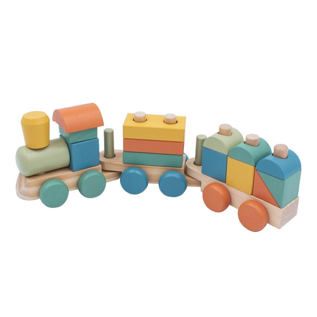 Wooden Stacking Train