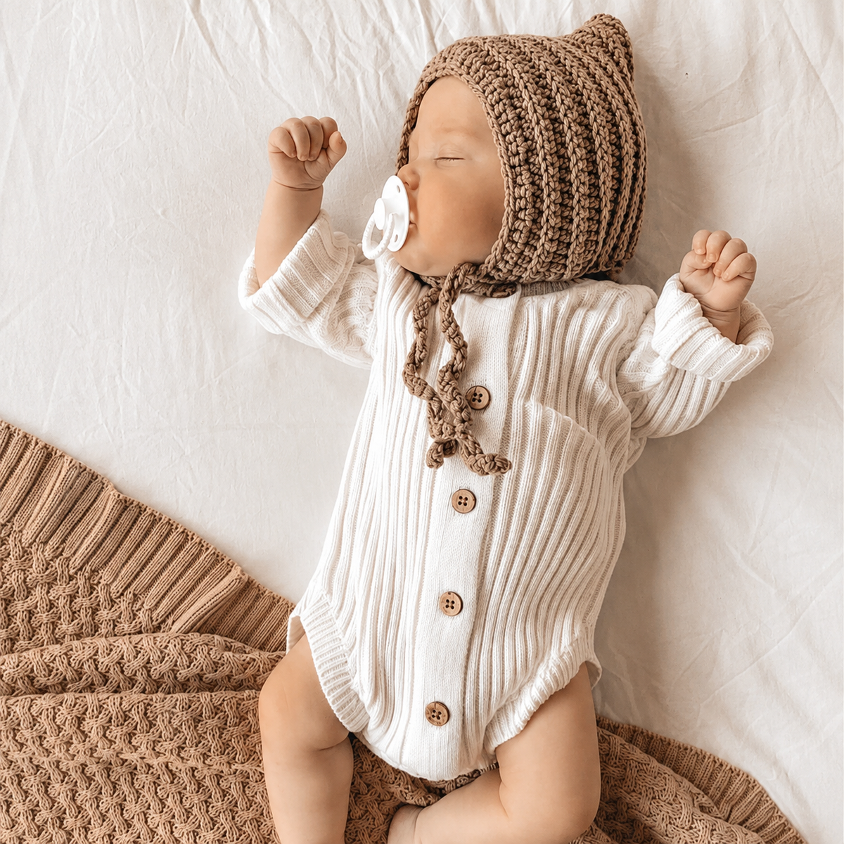 Knitted Baby Bodysuit