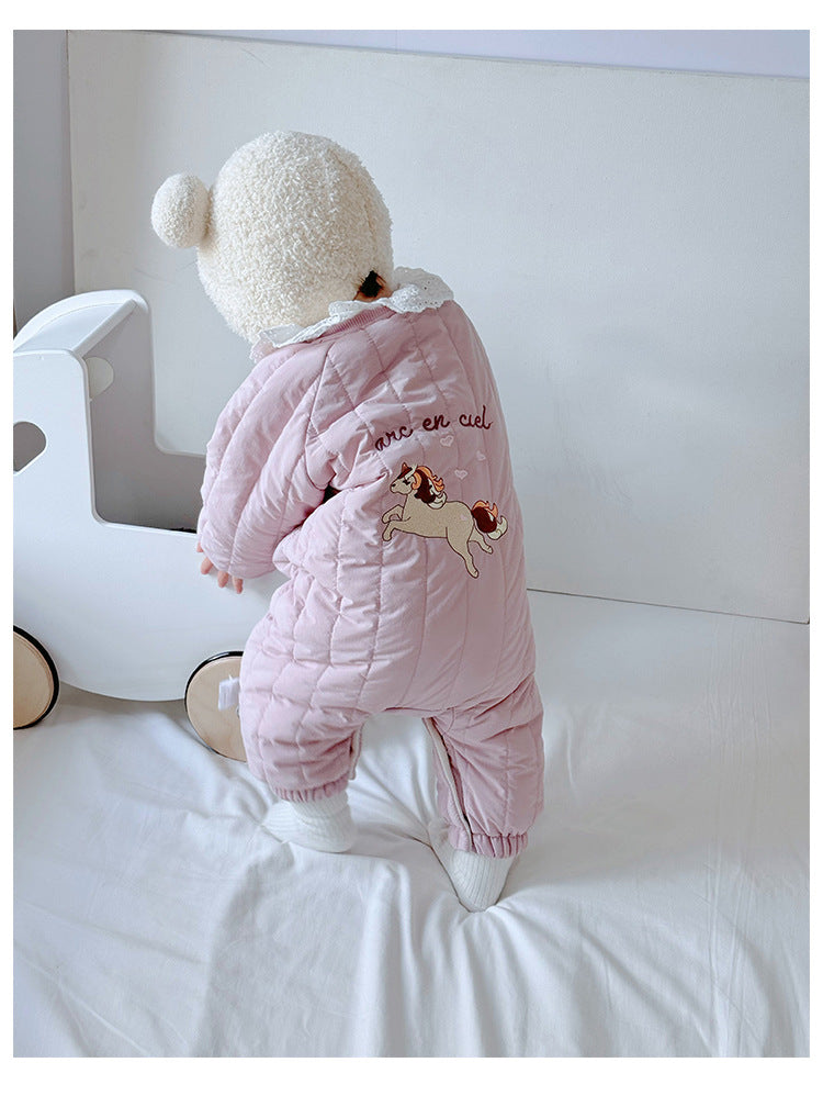 Padded Baby Snowsuit