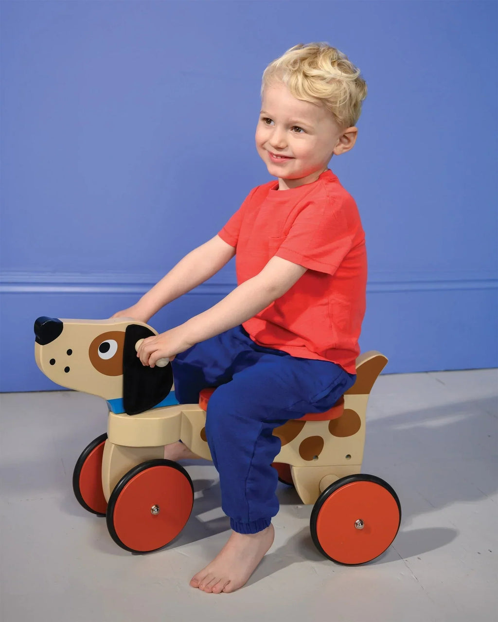 Wooden Puppy Ride-On
