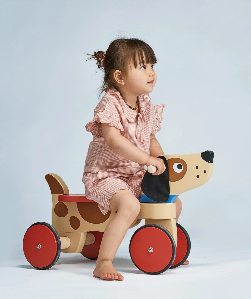Wooden Puppy Ride-On