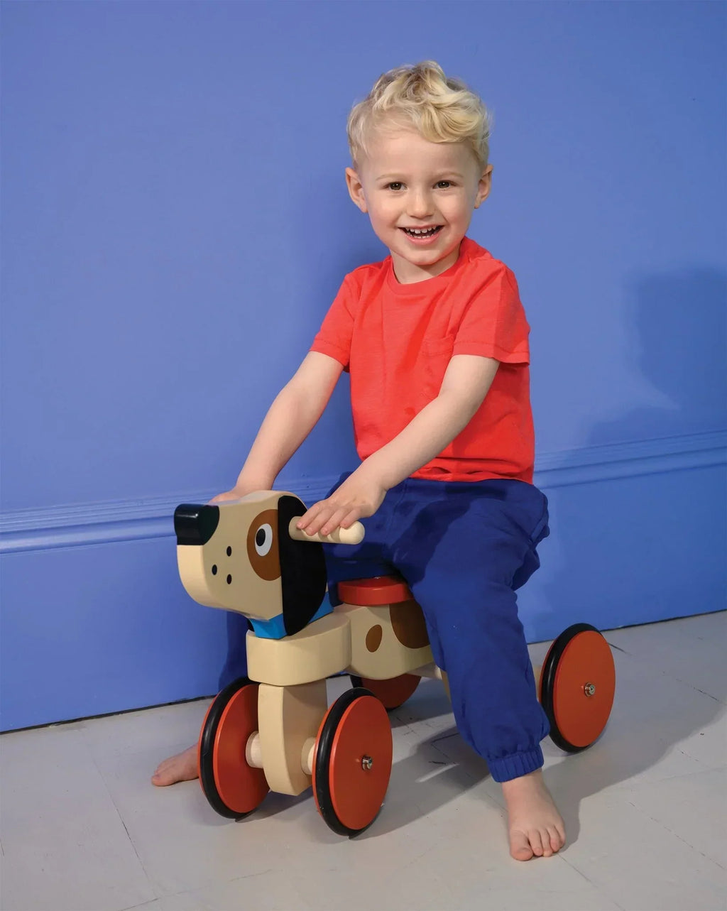 Wooden Puppy Ride-On